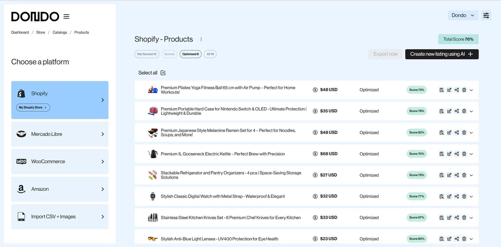 dondo optimizacion seo para ecommerce y dropshipping